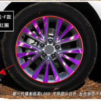 Decorated 17 Inch Rims / Wheels Sticker For Toyota Camry Z2CA628