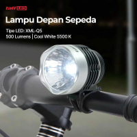 TaffLED Lampu Depan Sepeda LED CREE XML-Q5 Waterproof CR2032 Battery ZHA14 – Lampu Depan Sepeda Tera
