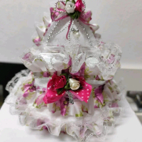 Double Bekas Cincin Perkhawinan Decoration / Vintage style Double Bekas Cincin Perkhawinan Hantaran