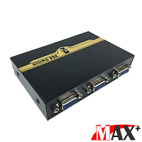 MAX+ VGA 二進一出螢幕切換器(黑)
