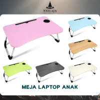 【COD】[NEELAJA] Meja Lipat Laptop Meja Lipat Serbaguna Kayu