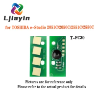 T-FC30 Laser color printer Toner Cartridge Chip KCMY for TOSHIBA e-Studio 2051C/2050C/2551C/2550C