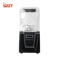 GZZT 1.5L Smoothies Blender Professional Blender Sound Proof Juicer Mixer Machine 1800W Heavy Duty Commercial Mixer