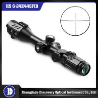 Discovery HS 6-24X44 SFIR-FFP Shockproof Hunting Scopes First Focal Plane Rifle Tactical Sight Mount Glass Etched Reticle