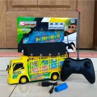 Mainan anak mobil rc truck oleng Basuri terpal lucu murah remote control truk oleng terpal basuri