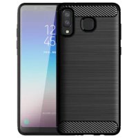 For Samsung Galaxy A8 Star A8s a9 pro a6s Case Shockproof Silicone Phone Cover for Galaxy A9 star lite Soft Carbon Fiber Cases
