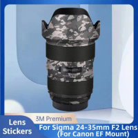 For Sigma ART 24-35mm F2 DG (For Canon EF Mount) Decal Skin Vinyl Wrap Film Camera Lens Protective Sticker Art24-35 F/2 DG