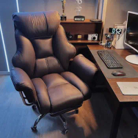 Boss's Home Office Comfortable For Long Periods Of Sitting, Business Computer Sofa Study Desk Chair, Reclining Chair