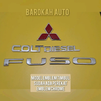 emblem colt diesel fuso logo tiga berlian mitsubishi canter harga sudah 3pc emblem
