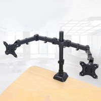 Single/Dual Monitor Desk Mount Holds Up To 19.84 Lbs Monitor Arm Adjustable Height and Angle for 17 To 32 Inch Screens Accessory
