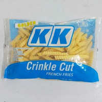 KK Kentang Goreng Beku French Fries Crinkle Cut 1kg