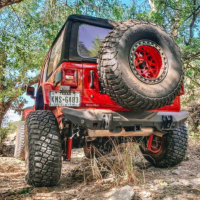 Rival alumunium rear stubby bumper for jeep jl