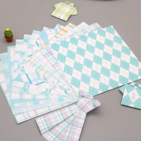 กระดาษ Origami, ขนาด 15 ซม., รูปสี่เหลี่ยมจัตุรัส, สไตล์กริดมือ, งานฝีมือสำหรับเด็ก, กระดาษ Origami