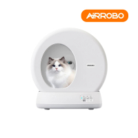【AIRROBO】UBPET 自動貓砂機 C10 PRO-清新版(智慧監測 X AI 鏡頭 自動貓砂機/貓砂盆)