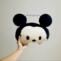 Boneka Kepala Mickey Mouse Bahan Miniso Original Disney Size 35 cm