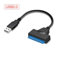 Usb Sata Cable Sata 3 To Usb 3.0 Computer Cables Connectors Usb 2.0 Sata Adapter Cable Support 2.5 Inches Ssd Hdd Hard Drive