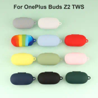 Silicone Earphone Case Shockproof Dustproof Bluetooth Headphone Box Sleeve Fall Prevention Compact for OnePlus Buds Z2 TWS
