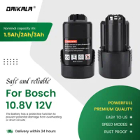 3000mAh For Bosch 10.8V 12V Battery For Bosch Li-ion Batteries BAT412A BAT414 BAT411 BAT412 D-70745 2607336014 BAT420 GSR 120-LI
