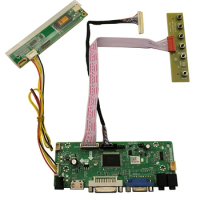 Monitor Kit for LTN141XB-L01 LTN141XB-L02 LTN141XB-L04 HDMI+DVI+VGA LCD LED Screen Controller Board Driver
