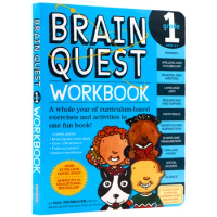 Brain Quest Workbook Grade 1 Primary School Original English Textbook Exercises Questions and Answers for Kids Age 6-7