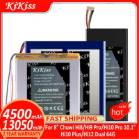 KiKiss Battery for 8" Chuwi Hi8/Hi9 Pro Hi9Pro/Hi10 Pro CW1529 10.1"/Hi12 Dual System 64G HI10 plus 10.8"/Minibook CWI526