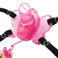 Portable Sex Invisible Vibrating Women Panties Vaginal Clitoris Vibrator Silicone Butterfly Wearable G spot Vibrators Adult Toys