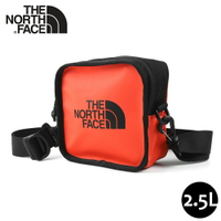 【The North Face Explore Bardu II 斜背包《橘紅》】3VWS/輕巧方形休閒單肩背包/側背包