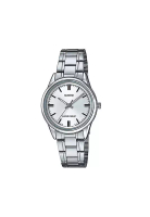 Casio Watches Women's Analog Watch LTP-V005D-7A Silver Stainless Steel Band Ladies Watch