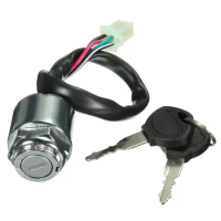 For 4 Wheeler Go Kart Motorcycles 4 Wires ATV Quads Ignition Key Switch