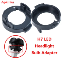 2Pcs For Hyundai Azera Tucson Elantra ix35 H7 Car LED Headlight Bulb Base Adapter Retainer Headlamp Socket Holder Black Clip