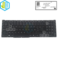 Belgium AZERTY RGB/Colorful Backlight Keyboard For Acer Nitro 5 AN515-56 AN515-57 AN515-45 Helios 300 PH315-54 LG05P-N16B3L