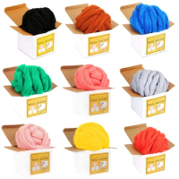 IMZAY 250g Soft Wool Roving Felting Wool Fiber for Needle Felting DIY Wool Felt Materials Felting Beginner Supplies