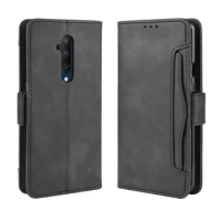 For Oneplus 7T Pro Case 6.67 inch Multi-card slot Leather Book Flip Design Wallet Case Soft Cover For Oneplus 7T Pro
