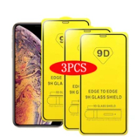 9D ป้องกันแก้วสำหรับ iPhone 6 6S 7 8 Plus X XS 11 12 Pro สูงสุดเต็มหน้าจอป้องกันแก้วสำหรับ iPhone 7 8 6 6S Plus ฟิล์ม