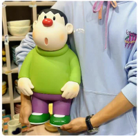 Large ornament 45cm cute Takeshi Gian home living room decoration Figure Model Toys gift
