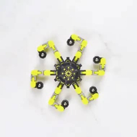 SK-M396 Mainan Anak Fidget Hand Spinner Robot Berputar Lipat / Robot Fingertip Mechanical Toys Pengh