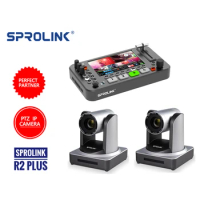 SPROLINK NeoLIVE R2 Plus Video Switcher Live Streaming PTZ IP Camera 12X 20X HDMI Video Capture Card Mini Wireless Microphone