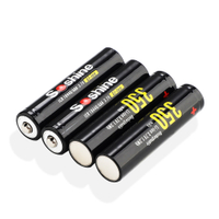 NEW high quality Soshine AAA 10440 350mAh Li-ion Batteries 3.7V 350mAh Rechargeable Lithium AAA Micr
