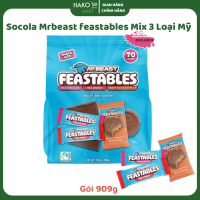 Socola Mrbeast Feastables Mix 3 Loại Mỹ Gói 909g [CÓ TÁCH LẺ]
