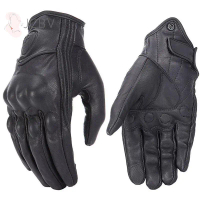 [JCBV] Găng tay lái xe bằng da thật chống nước phong cách retro thời trang Versatile for Work & Play