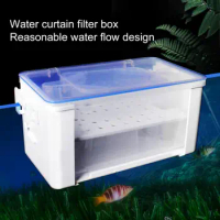 Fish Tank Filter Pollution-free Mini Purify Water Odor Removal Upper Filter Aquarium Water Purifier Box Fish Supplies