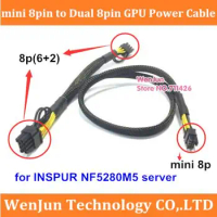 mini 8pin to Dual 8pin(6+2) PCI-E GPU Video Card Power Supply Cable for INSPUR NF5280M5 5280M5 Server Graphics Card 2080TI 3080
