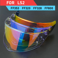 Tương thích với LS2 FF353 FF328 FF320 FF800 Kính chắn gió Tấm che nắng Mũ bảo hiểm Ống kính