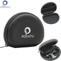 POYATU Portable Earphone Case For B&amp;O PLAY By Bang&amp;Olufsen Beoplay H5 E4 H3 A8 Earset 3i Earphones Headsets Hard EVA Zipper Case