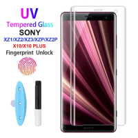 3D Curved HD Full Glue UV Tempered Glass For Sony Xperia XZ3 Screen Protector For Sony Xperia XZ3 Protective Glass