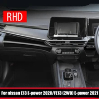 RHD For Nissan note E13 e-POWER 2020 FE13(2WD) e-POWER 2021 ABS carbonfiber black Center Control panle interior Accessories