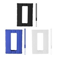 For Samsung T7 Shield Silicone SSD Skin Sleeve Case with Lanyard Portable Solid State Drive Anti-Scratch Protective Cover Shell