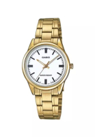 Casio Casio Women's Analog Watch LTP-V005G-7A Gold Stainless Steel Band Watch for ladies