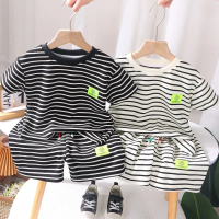 Trang Phục Trẻ Em, Bộ Đồ Ngủ, Bộ Đồ Ngủ, Cho Bé Trai Và Bé Gái, 0-7 Tuổi, Bộ Đồ Ngủ Hai Mảnh Kẻ Sọc,