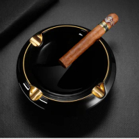 Ceramic cigar ashtray 4 Slot Luxury Cigar Ashtray Smoking Accessories Cigar Ashtray